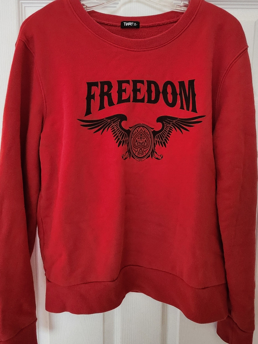 Freedom Graphic Red Women's Sweatshirt